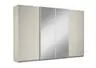 Schwebetürenschrank RIKK- B ca. 316 cm, Champagner, Spiegel