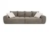 Megasofa JANNI - 3-Sitzer, Stoff, Taupe