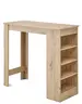 Bartisch - LB ca. 115x50 cm, Artisan Eiche Nachbildung, Schwarz
