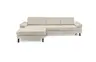Ecksofa CALM MOVE - Ecke links, 2,5-Sitzer inkl. Schlaffunktion, Microfaser, Natur