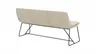Polsterbank Macano - B ca. 180 cm, Stoff, Beige