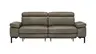 Sofa Hudson - 3-Sitzer, inkl. Relaxfunktion (motorisch) und Kopfteil/Armlehnen verstellbar, Leder, Braungrün