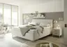Boxbett - Liegefläche ca. 180x200 cm, Stoff, Beige