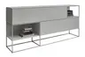 Highboard Catona - Lack matt, Weiß
