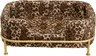 Hund/Katzenbett - BHT ca. 24,5x63x44 cm, Leomuster