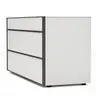 Kommode Loretto - BHT ca. 135x70x53 cm, Lack matt, Weiß