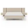 Bettanlage Matera - Lack, Creme, Absetzung, Pfirsich