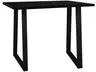 Bartresentisch - LB ca. 120x70 cm, Schwarzstahl, Schwarz