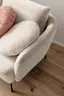Sofa CARLLOTA - 2,5-Sitzer, Stoff, Natur
