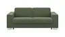 Sofa Nuoro - 2,5-Sitzer inkl. Schlaffunktion, Armlehne breit, Stoff, Olivgrün