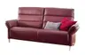 Sofa - 2-Sitzer, Leder, Rot