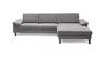 Ecksofa CALM Move - 2,5-Sitzer, Ecke rechts, Microfaser, Steingrau