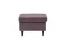 Hocker - Webstoff, Aubergine