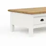 Couchtisch Louisiana - LBH ca. 70x120x45 cm, Weiß