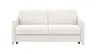 Sofa Nuoro - 2,5-Sitzer inkl. Schlaffunktion, Armlehne mit Kufe, Stoff, Natur