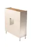 Highboard - Kaschmir, Absetzung Eiche Bianco