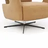Relaxsessel Lucero 2.0 -  Kopfteil/Fußteil/Rückenlehne verstellbar, Leder, Cognac