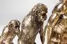 Deko-Figur- BHT ca. 58x43x19 cm, Goldfarben, Schwarz