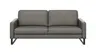 Sofa Enna - 3,5-Sitzer, Leder, Grau