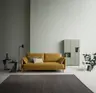 Schlafsofa Nettuno - 3-Sitzer, inkl. Schlaffunktion, Velour, Senfgelb
