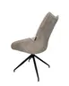 Stuhl MAUREEN - drehbar, Stoff, Creme
