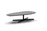 Couchtisch Eir - LBH ca. 58x118x28 cm, Keramik, Schwarz