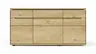 Sideboard Amora - schwenkbar, Wildeiche massiv bianco