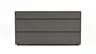 Kommode Loretto - BHT ca. 135x70x53 cm, Lack matt, Anthrazit