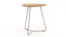 Ecktisch Fano - LBH ca. 59x50x55 cm, Fenix, Beige