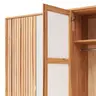 Drehtürenschrank Tigris - inkl. Passepartout, B. ca. 245cm, Kernbuche massiv, geölt