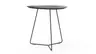 Ecktisch Fano - LBH ca. 59x50x55 cm, HPL, Schwarz Marmoriert