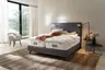 Boxspringbett Navelli 1 - Liegefläche ca. 180x200 cm, Stoff, Grau