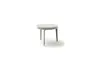 Beistelltisch Loretto - Rund ca. 60 cm, Lack, Graubeige