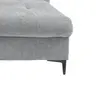 Ecksofa - Longchair links mit 2-Sitzer, Sitzvorzug motorisch, Stoff, Mint