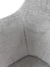 Armlehnstuhl MARLE - drehbar, Stoff, Silberfarben