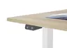 Schreibtisch GELI - höhenverstellbar, LB ca. 160x80 cm, Weiß