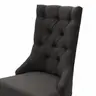 Stuhl Litchfield - Stoff, Schwarzgrau