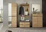 Garderobenschrank - Eiche Dekor, Graphit