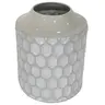 Deko-Vase - Weiß/Creme, HD ca. 23x19 cm