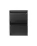 Schuhschrank - B ca. 50 cm, Schwarz