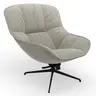 Sessel Unn - Stoff, Grau