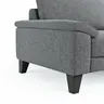 Sofa Oviedo - 2-Sitzer, keine Funktionen, Flachgewebe, Grau