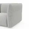 Ecksofa Motone - Ecke links mit 2,5-Sitzer, Stoff, Hellgrau
