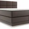 Boxspringbett Alpin Luxe - Liegefläche ca. 180x200 cm, Stoff, Dunkelbraun