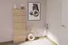 Schuhschrank- Eiche