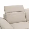 Sofa Rafaela 2.0 - 2,5-Sitzer inkl. Kopfteil verstellbar, Leder, Champagner