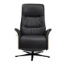 TV-Sessel MARCES - drehbar, Relaxfunktion, Kopfteilverstellung, Leder, Schoko
