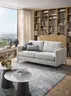 Sofa Cuneo Klassik - 2,5-Sitzer, Stoff, Beige
