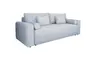 Schlafsofa - 2,5-Sitzer inkl. Schlaffunktion, Stoff, Silberfarben