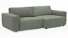 Sofa Lilaia - 1,5-Sitzer XL mit 1,5-Sitzer XL Tief, Stoff, Olivgrün